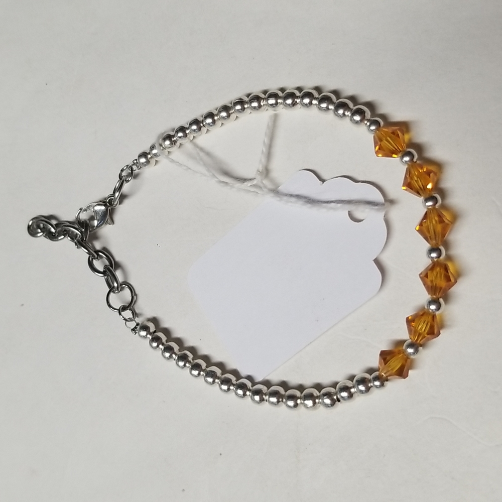 November birthstone bracelet